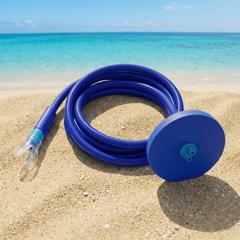 Snorkeling Gear - Respiratore a Doppio Tubo Completamente Asciutto