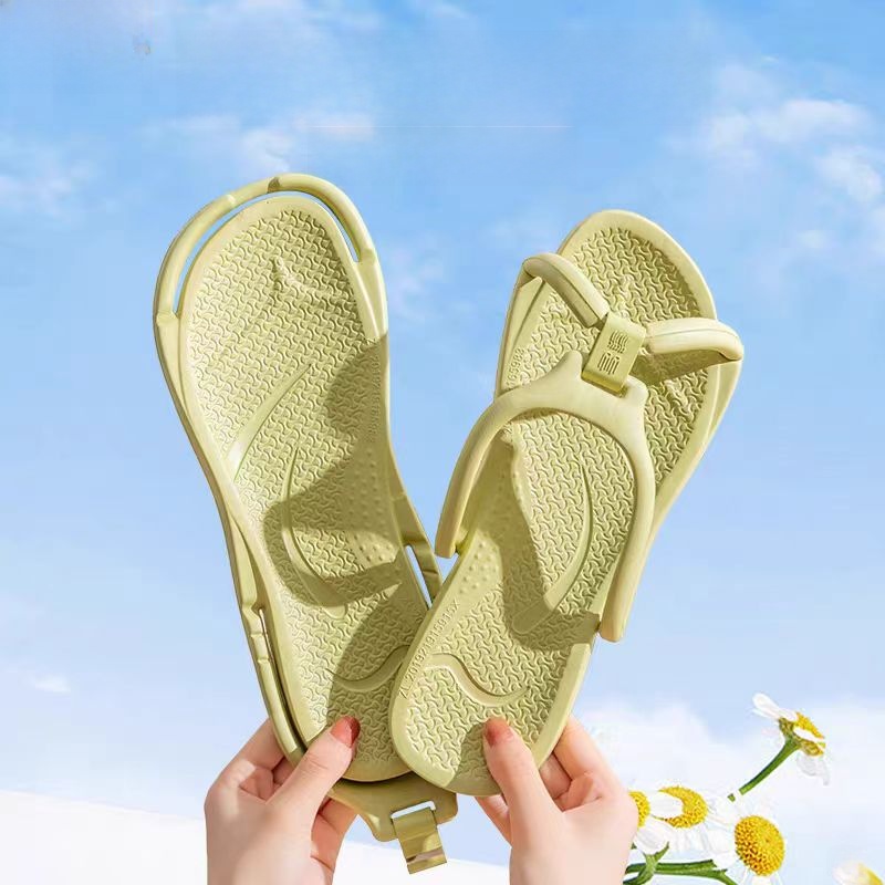 Flippers Swimming - Ciabatte pieghevoli portatili da viaggio, antiscivolo,